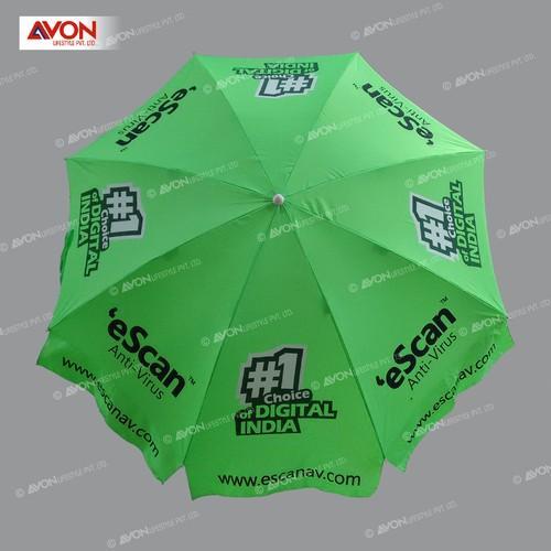 Polyester promotional garden umbrella, Pattern : Printed