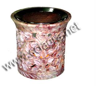Soapstone Incense and Resin Burner, Color : Assorted natural colors