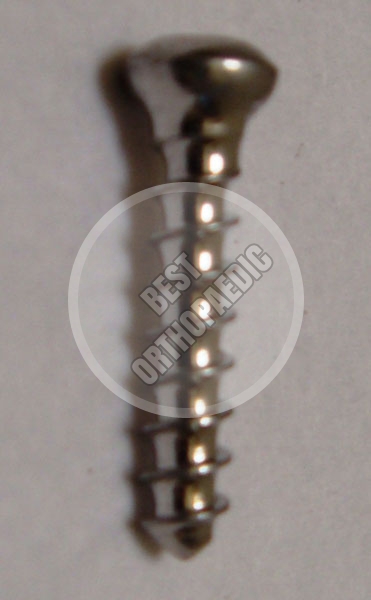 Fully Threaded Cancellous Screw (Series 057), for Hospital, Orthopaedi., Color : Silver