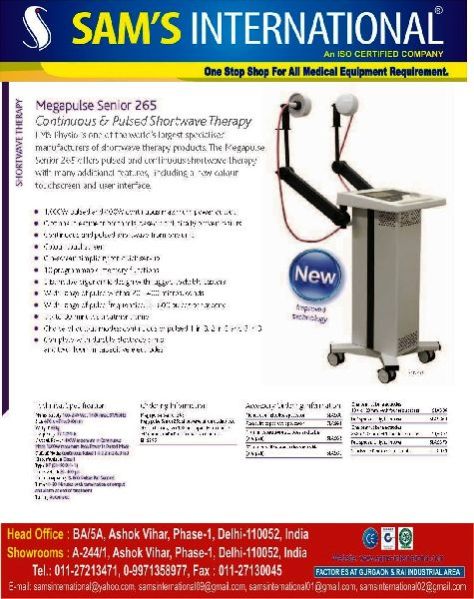 SHORTWAVE THERAPY EQUIPMENT