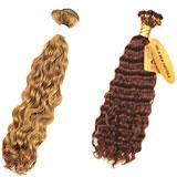 Brown Hair Extension, for Parlour, Personal, Style : Curly, Wavy