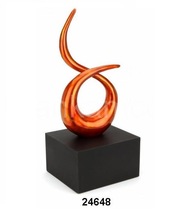 Eternal Life Burnt Orange Sculpture Urn, for Adult