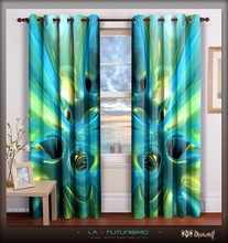 Digital print Heavy Blackout Modern Homes Curtain