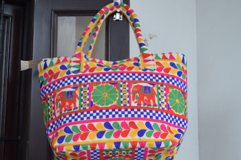 Embroidered Colorfull Fashion Bags, Color : Multi