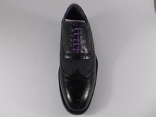 Genuine Leather Oxford brogue shoes, Insole Material : GOAT