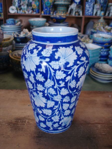 Flower vase, Technique : Glazed