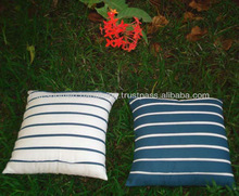 100% Cotton Plain Dyed Frill stitched cushions, Technics : Woven