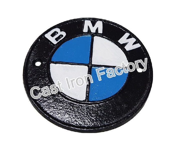 BMW Wall Plaque, Size : 12x0.5