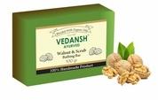 Vedansh Walnut Scrub Soap, Form : Solid