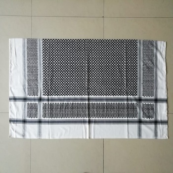 White Black Shemagh Scarves