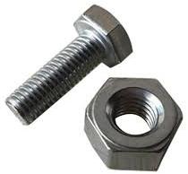 Mils Steel MS Hex Nut Bolt, Size : Multisizes