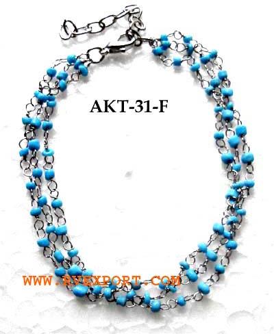 Glass Beads Anklet