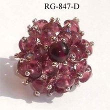 Glass beads wire rings jewellery, Gender : Unisex, Women's