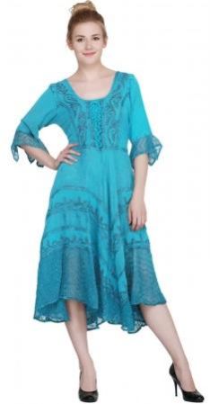 Bohemian Ladies Dresses With Sleeves, Color : Mix Assorted Colors