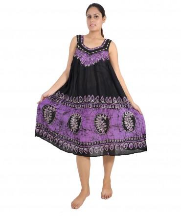 Rayon Women Summer Batik Dresses