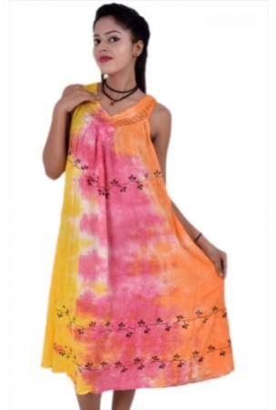 Hinese Style Ladies Summer Dress