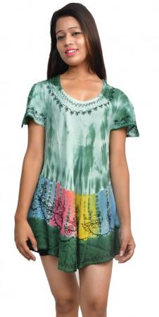 India Rayon Tie Dye Tops