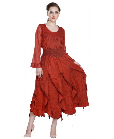 Long Sleeve Casual Corset Style Dress