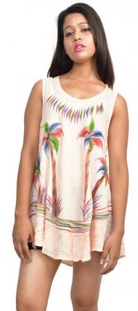 Tie dye Summer rayon top, Color : Mix assorted design colors