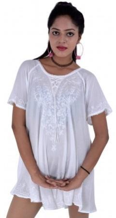 White Peasant Top