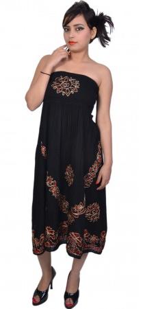 Women Embroidery Casual Evening Dress
