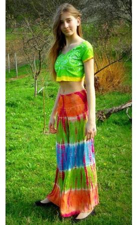 Women tie dye harem pants wide bottom