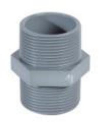 Coated PP Hex Nipple, Size : 0-10cm