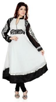 Black and White Kurti