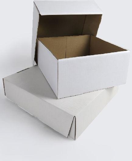 Plain Kraft Paper Corrugated Cake Boxes, Shape : Rectangular, Square