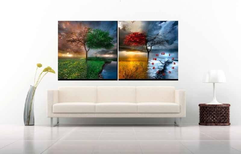 Yashgifting Wall Decor With Clock