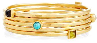 Vezoora Five attached Bangles with multi stone