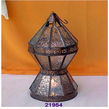 A.K Decorative Metal lanterns, for Holidays, Technics : Etched