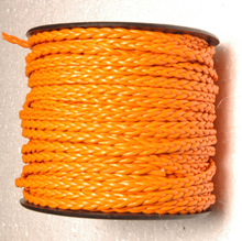 Orange Leather Cord