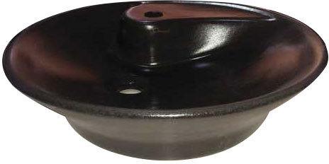 Round Brown Table Top Wash Basin, Pattern : Plain