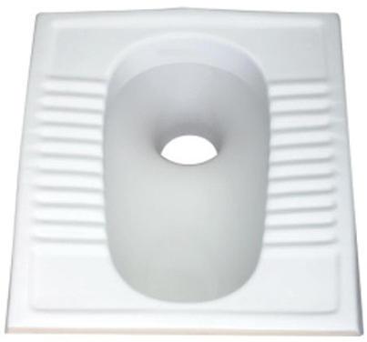 China Ware Ceramic Indian Toilet Seat, Color : White