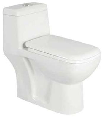 White One Piece Toilet Seat, Feature : Attractive Pattern, Durable, Eco Friendly, Hygenic, Shiny Look