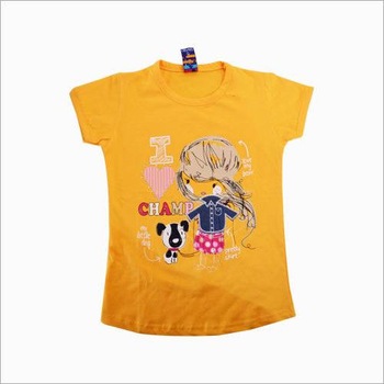 Girls tshirt, Technics : Printed