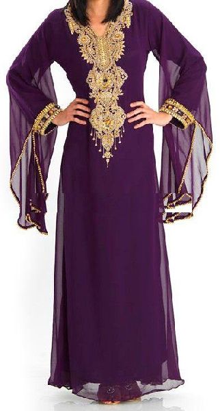 Bold kaftan .stylish purple kaftan, Gender : Women