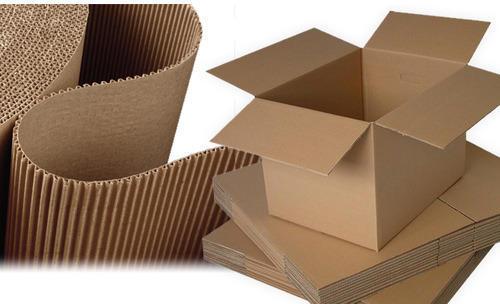 Folded Corrugated Box, for Packaging, Pattern : Plain