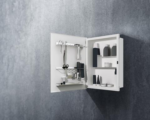 Buy Duo In The Wall Bathroom Mirror Cabinet And Organizer From