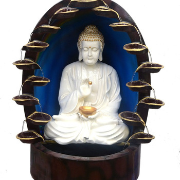 White Buddha Fountain