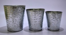 Laquered Galvanised Planters