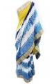 Color Pop Shibori Tussar Accent Saree