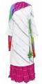 multi-colored ethnic kurti dupatta set