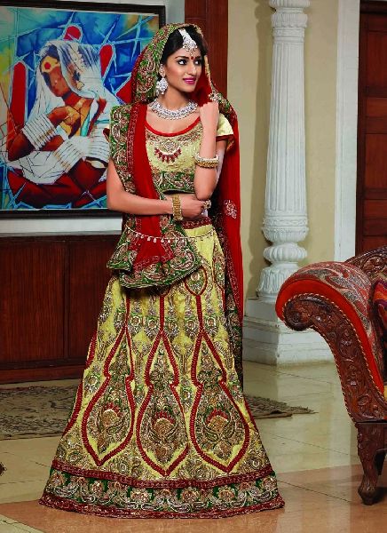 Brown color Designer Lehnga Choli at Best Price in Ahmedabad - ID: 4754260