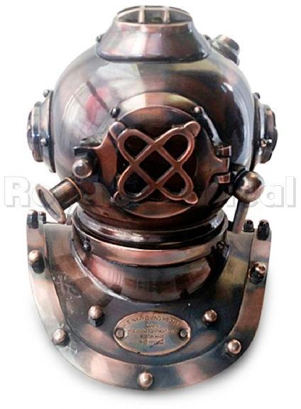 Copper Antique Nautical Divers Helmet