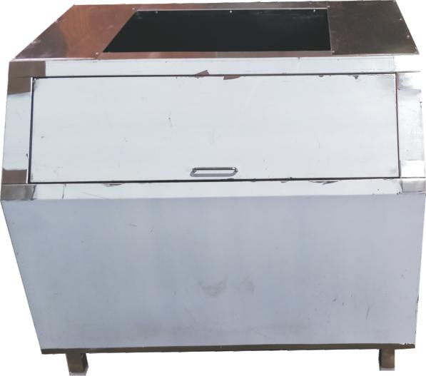 Polished Stainless Steel Ice Storage Bin, for Industrial Use, Feature : Anticracking, Biodegradable