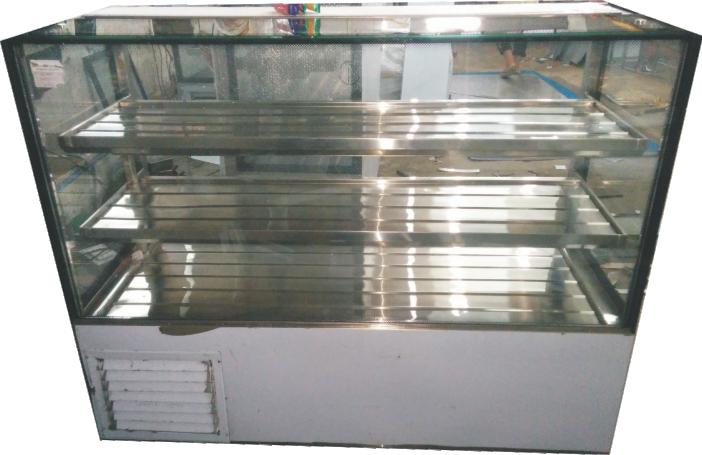 Silver 110V 10-50kg Electric Sweet Display Counter, Size : 1200x700x1200