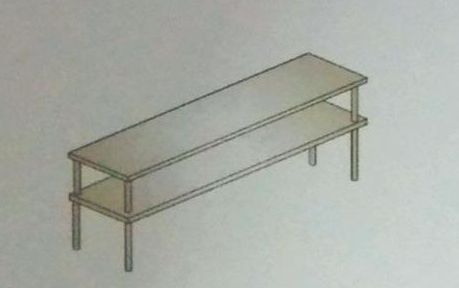Fabricated Two Shelves Storage Rack, Capacity : 500-1000L, 5000-10000L