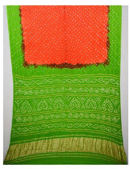 Dani Design Bandhani Gaji Silk Saree